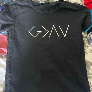 M SHEIN “God over highs and lows” T-Shirt